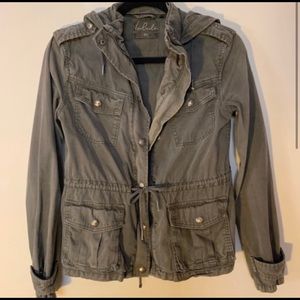 Aritzia Talula Green Utility Jacket